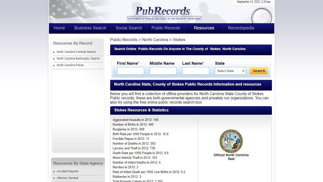 Stokes County, North Carolina Public Records